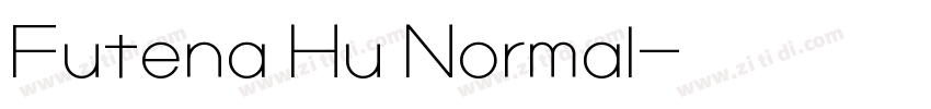 Futena Hu Normal字体转换